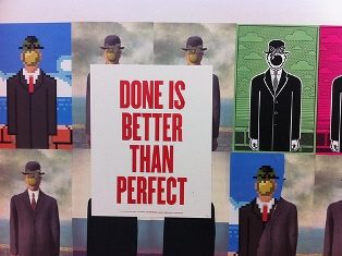 done is better than perfect illustration